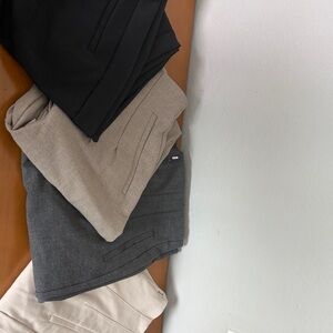 Zara 4 pair of pants  Elegant Black and Gray Trousers